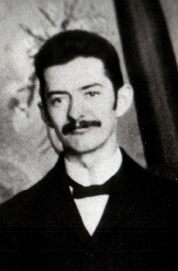 A photo of Byron, cropped from the family photo.  He is about 29 years old.