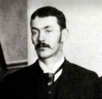 A photo of Willoughby, cropped from the family photo.  He is about 31 years old.